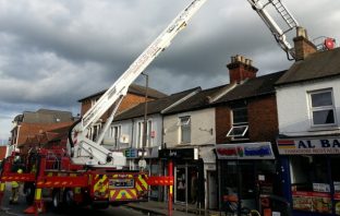 Fryer fire destroys takeaway restaurant and flats in Bedford